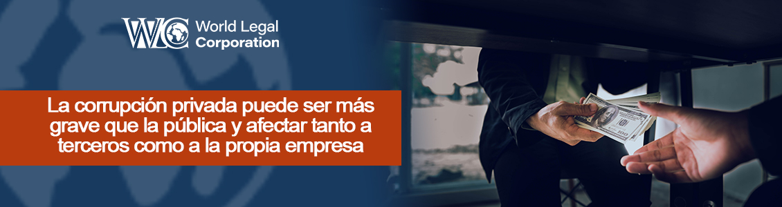 Hombres Cometiendo el Delito de Corrupción Privada
