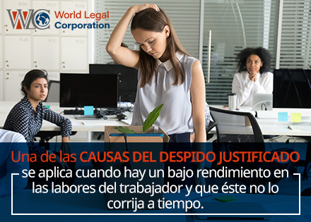 El despido justificado se puede aplicar cuando el empleado no cumpla con sus labores en el tiempo estimado. Joven Recibe un Despido Justificado por su Incapacidad Laboral.